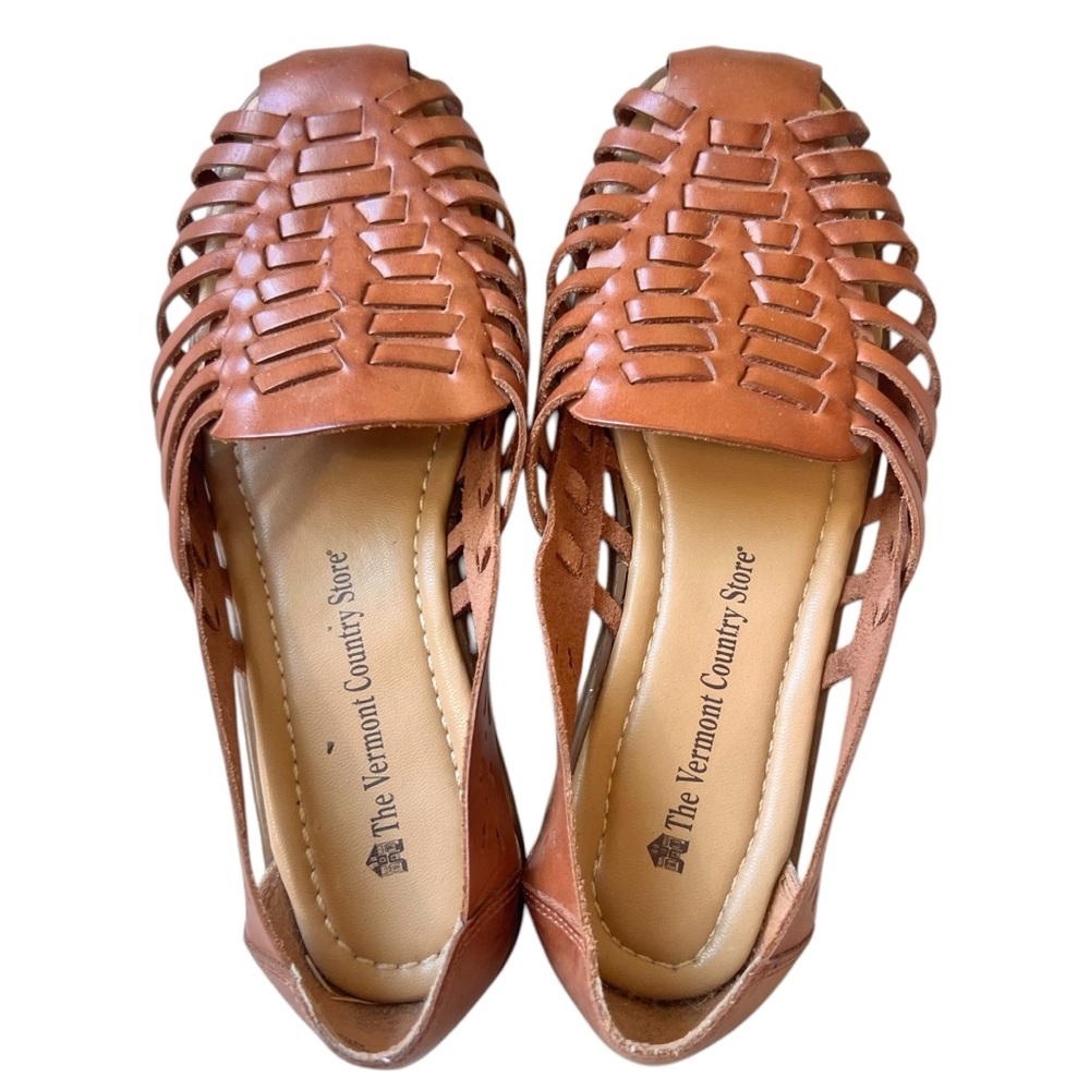 The Vermont Country Store Leather Huarache Sandals - Picture 8 of 9